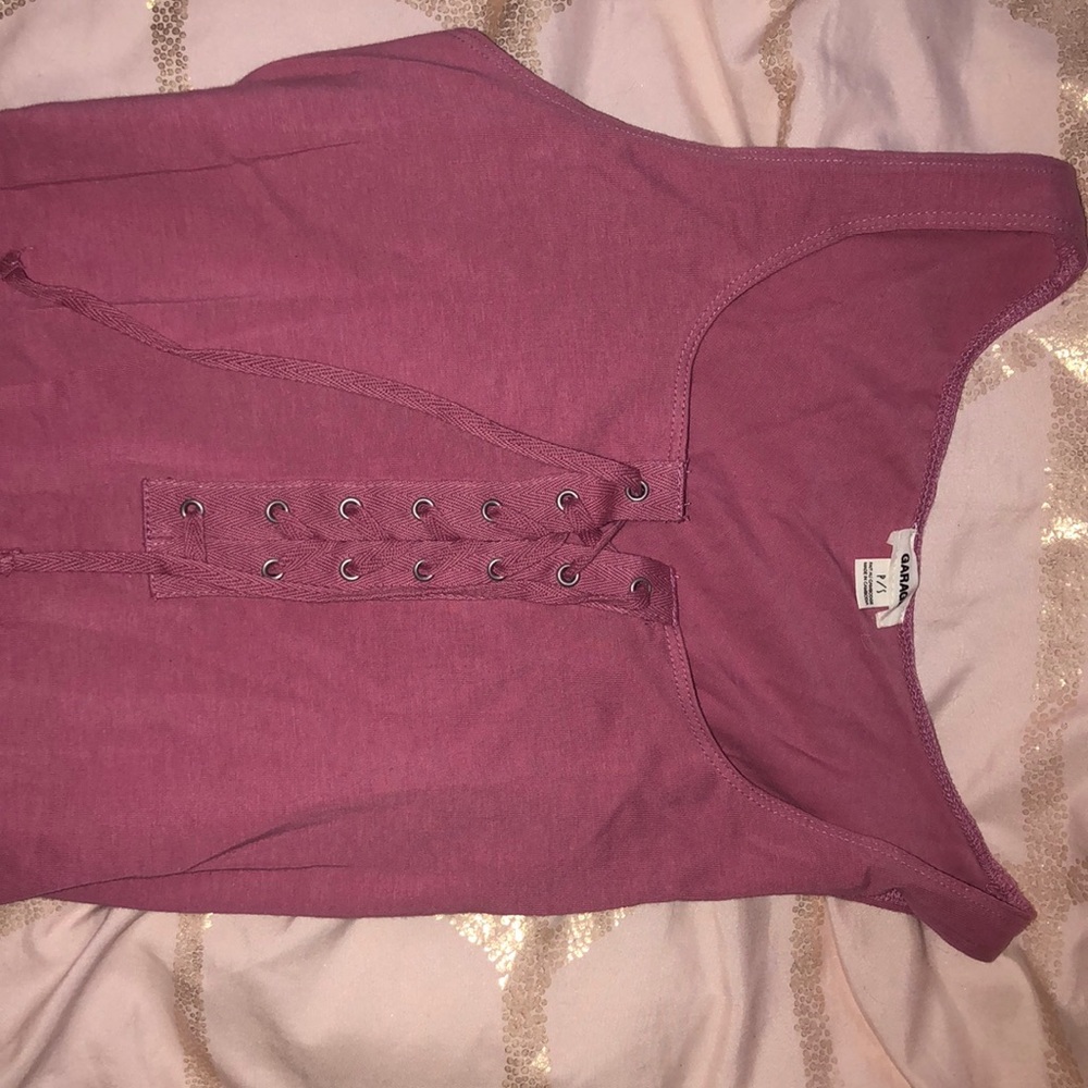 Cute garage pink bodysuit ! Worn once